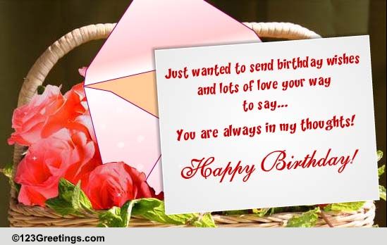 Special Birthday Roses! Free Specials eCards, Greeting Cards | 123 ...