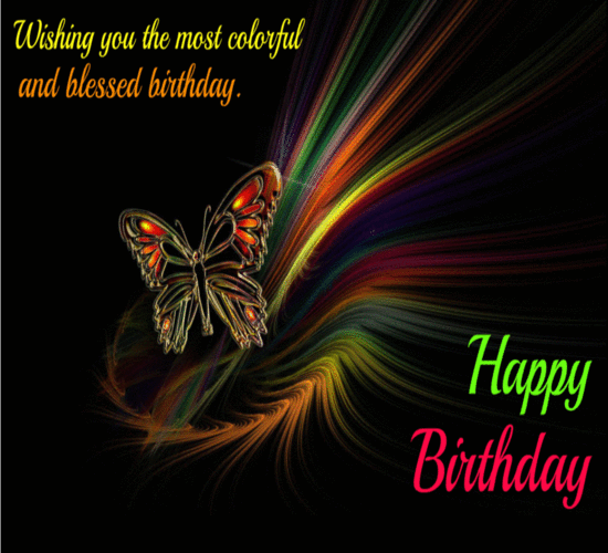 Colorful B’day Wishes For You!