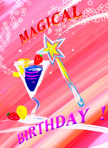 Magical Birthday Cocktail Wishes!