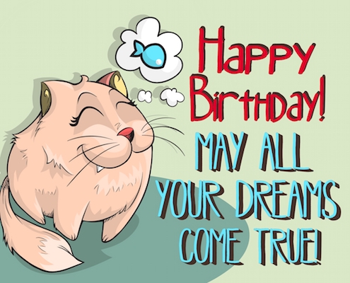 All Your Dreams Come True. Free Birthday Wishes eCards, Greeting Cards ...
