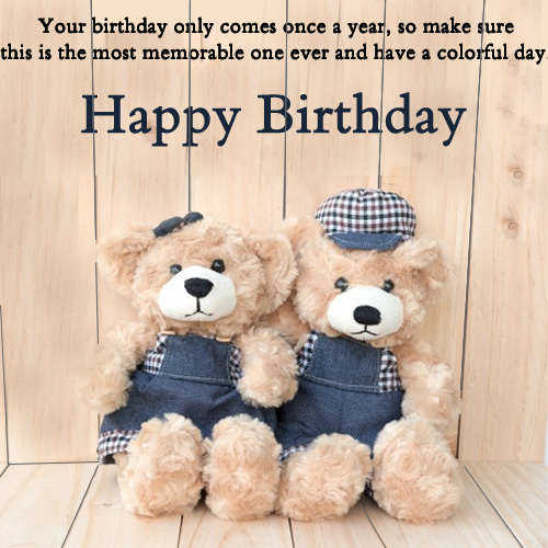 Birthday Wishing Teddy!