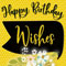 Happy Birthday Wishes On Polka Dots.