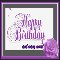 Purple Birthday And Wish For...