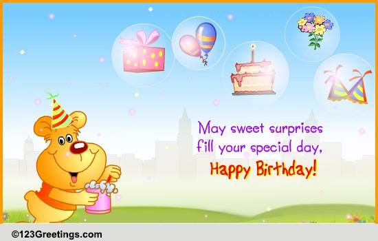 Birthday Surprises! Free Birthday Wishes eCards, Greeting Cards | 123 ...