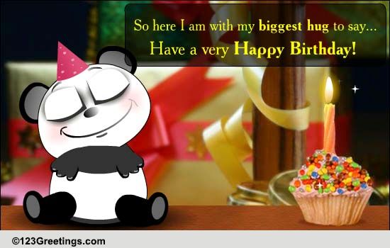 Big Warm Birthday Hugs!