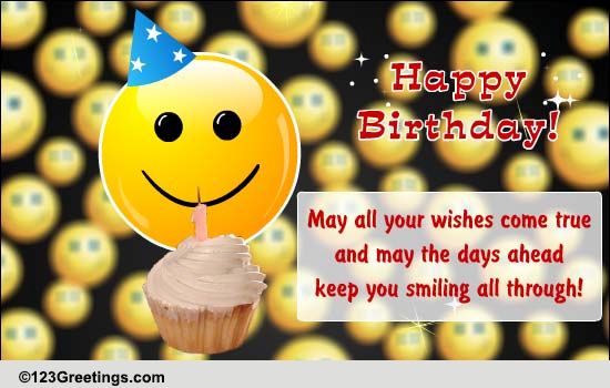 Send Smiling Birthday Wishes! Free Birthday Wishes eCards | 123 Greetings