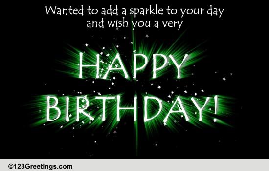 Share Cheerful Birthday Greetings!