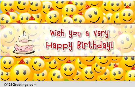 Happy Birthday 01255-1 General Birthday Greeting Card 