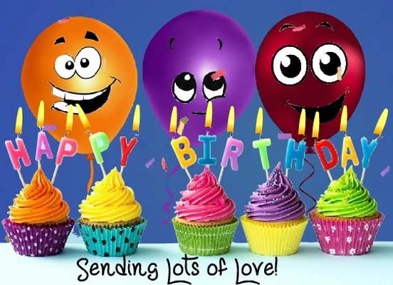 Sending Lots Of Love! Free Birthday Wishes eCards, Greeting Cards | 123 ...