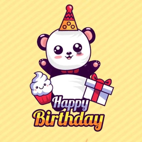 Happy Panda Birthday. Free Birthday Wishes eCards, Greeting Cards | 123 ...