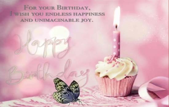 I Wish You Endless Happiness. Free Birthday Wishes eCards | 123 Greetings