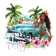 Hawaiian Birthday Card