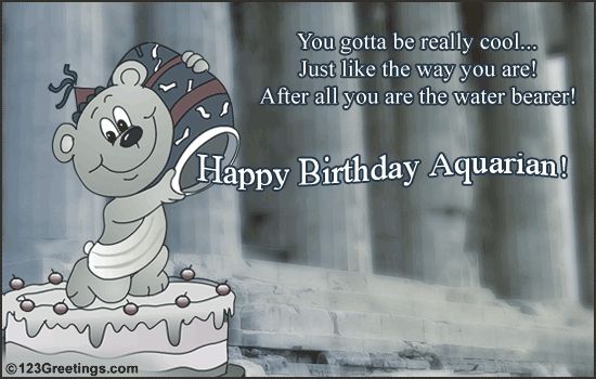 Fun Aquarius Birthday Wish!