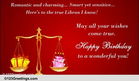 For A True Libran!