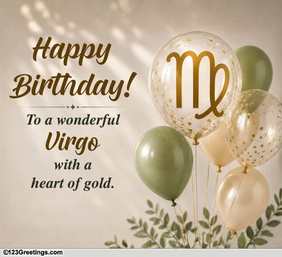 Birthday Wish For A Virgo You Know