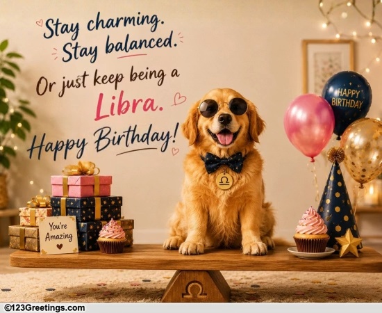 Birthday Wish For A Libra You Know