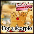 Cute Scorpion B'day Wish!