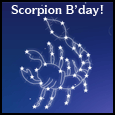 Zodiac Scorpio (23rd Oct To 21st Nov).