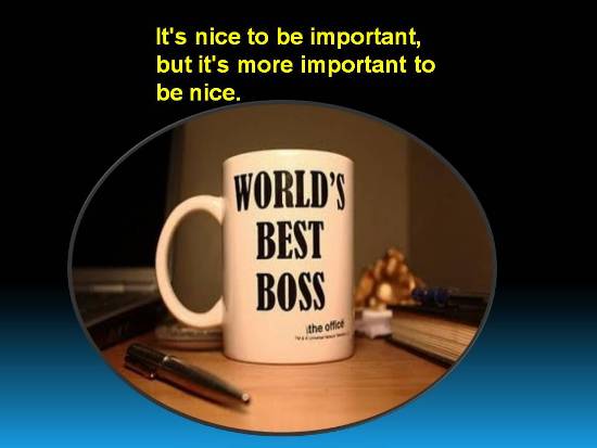 Compliment Your Boss.