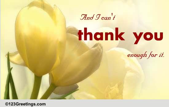 I Can't Thank You Enough... Free Boss eCards, Greeting Cards | 123 ...