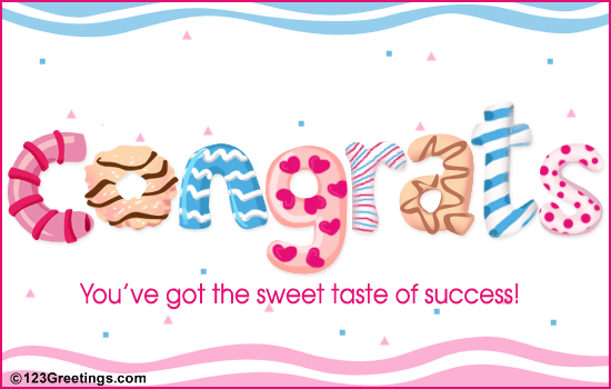 Success Is Sweet!