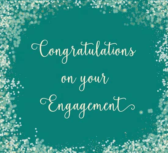 Champagne And Glitter Engagement. Free Engagement eCards, Greeting ...