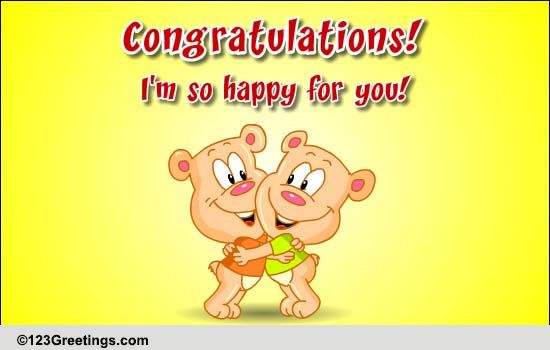 Say Congratulations! Free For Everyone eCards, Greeting Cards | 123 ...