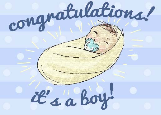 Congratulations, It’s A Boy! Free New Baby eCards, Greeting Cards | 123 ...