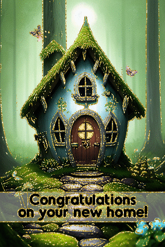 New House Congratulations Fairy House.
