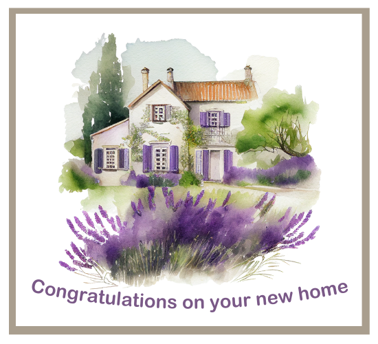 Congratulations On Your New Home Card.