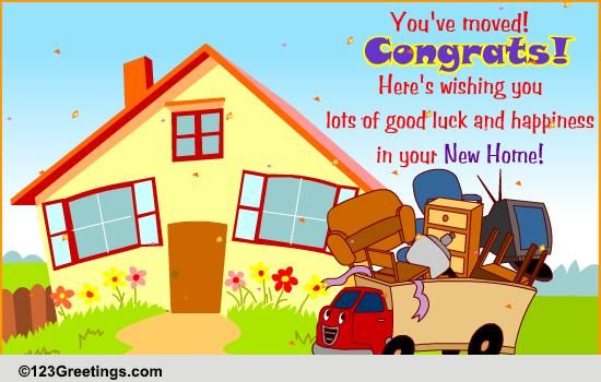 Congratulations New Home Cards Free Congratulations New Home Wishes