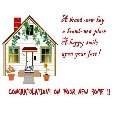 Warm Greetings On  Getting A New Home.