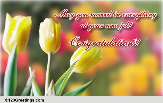 Congratulations New Job Cards, Free Congratulations New Job Wishes ...