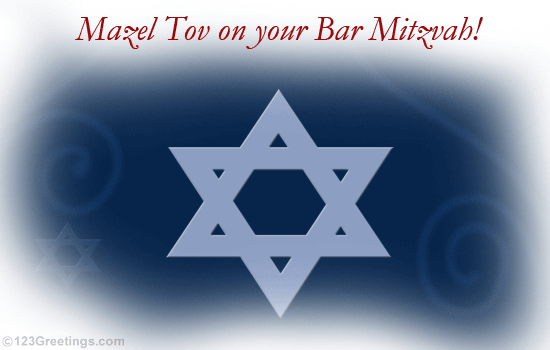 Congrats On Bar Mitzvah!
