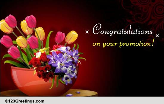 Congratulations On Success. Free Promotion eCards, Greeting Cards ...