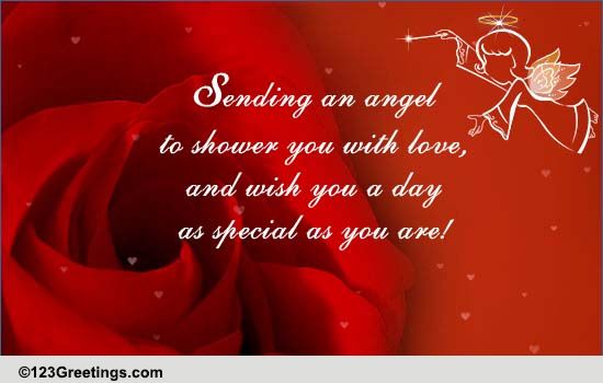Sending An Angel... Free Angel eCards, Greeting Cards | 123 Greetings