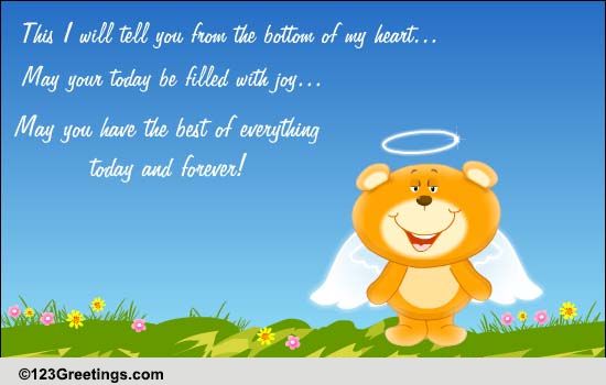 From The Bottom Of My Heart...
