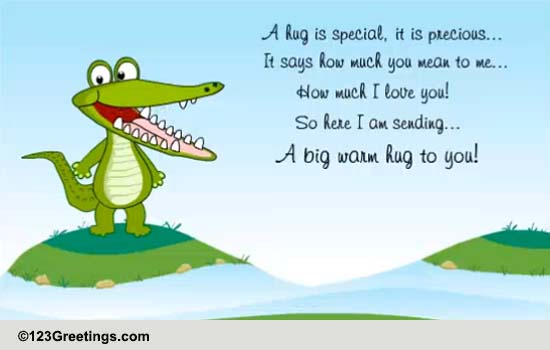 A Hug Is Precious...