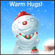 Warm Hugs To Wish A Cool Day!