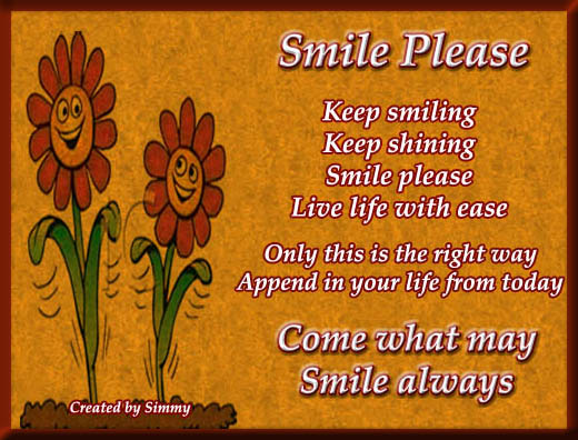 Smile Please.