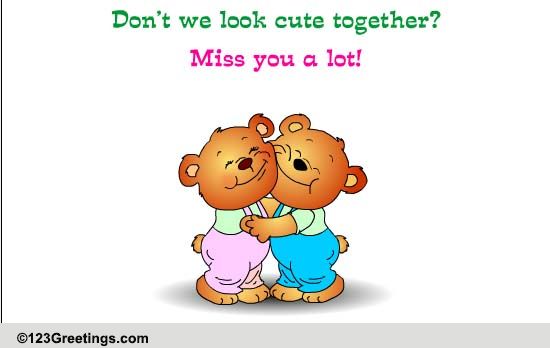 We Look Cute Together! Free Teddy Bears eCards, Greetings | 123 ...