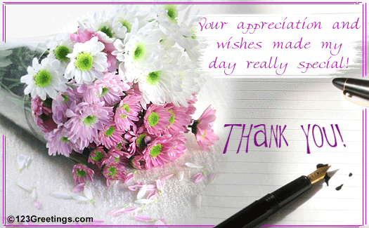 Thank You For Your Appreciation! Free Thank You eCards, Greeting Cards ...