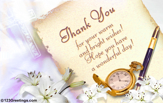 Thank Your Colleague For Their Wishes Free Thank You ECards 123 Greetings