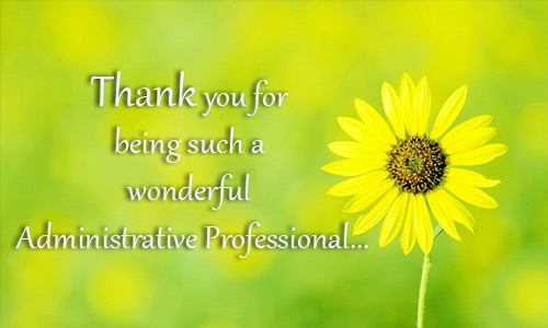 Administrative Professionals Day®! Free Thank You eCards | 123 Greetings