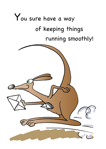 Humorous Kangaroo For Admin Pro Day.