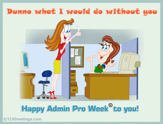 Thanks For Everything Free Administrative Professionals