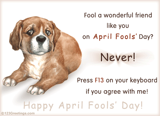 April Fool Your Friend!