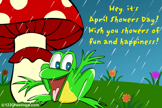 April Showers Day Wishes.
