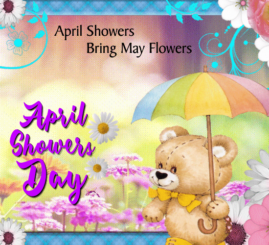 A Cute April Showers Ecard For You.