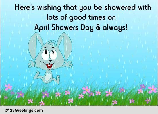 April Showers Day Fun... Free April Showers Day eCards, Greeting Cards ...